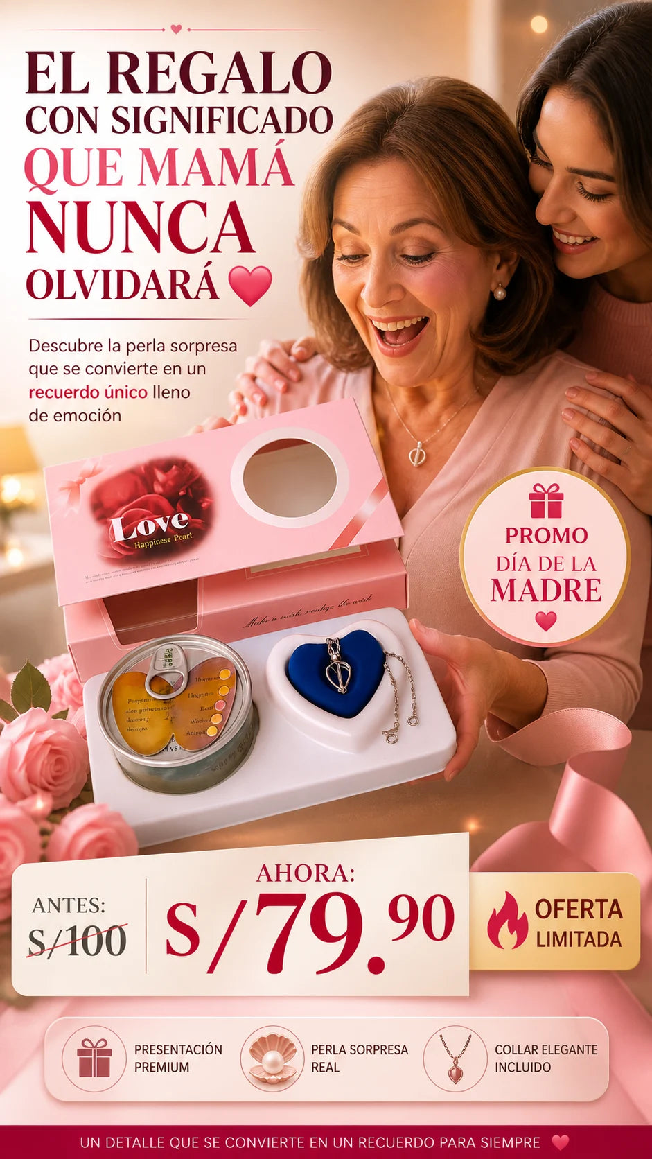 COLLAR PERLA PARA MAMÁ