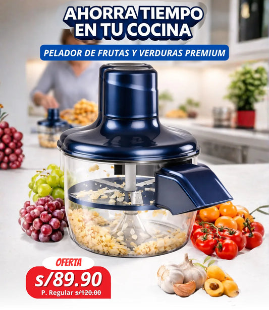 Pelador de frutas y verduras Premium
