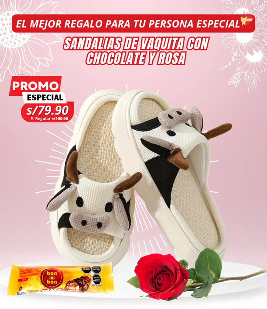 PANTUFLAS DE VAQUITA