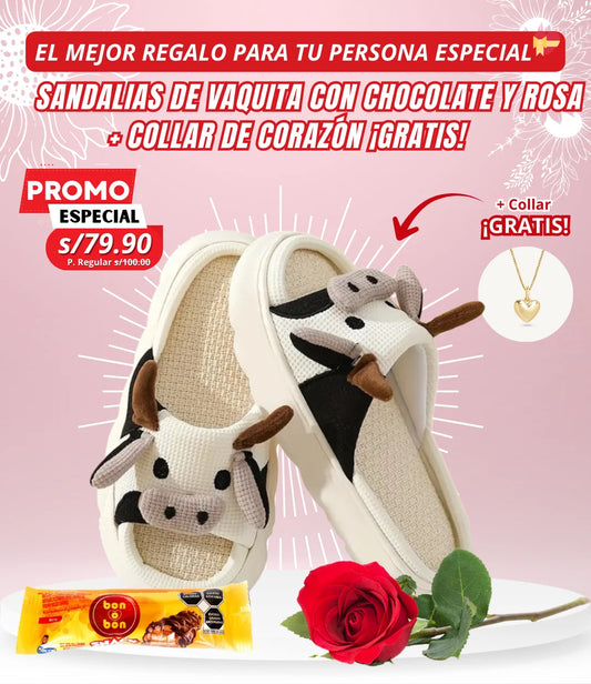 Sandalias Vaquita + Collar GRATIS