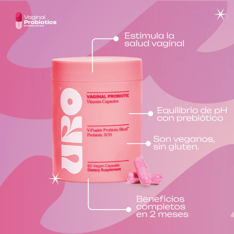 URO - Probiótico Vaginal cápsulas